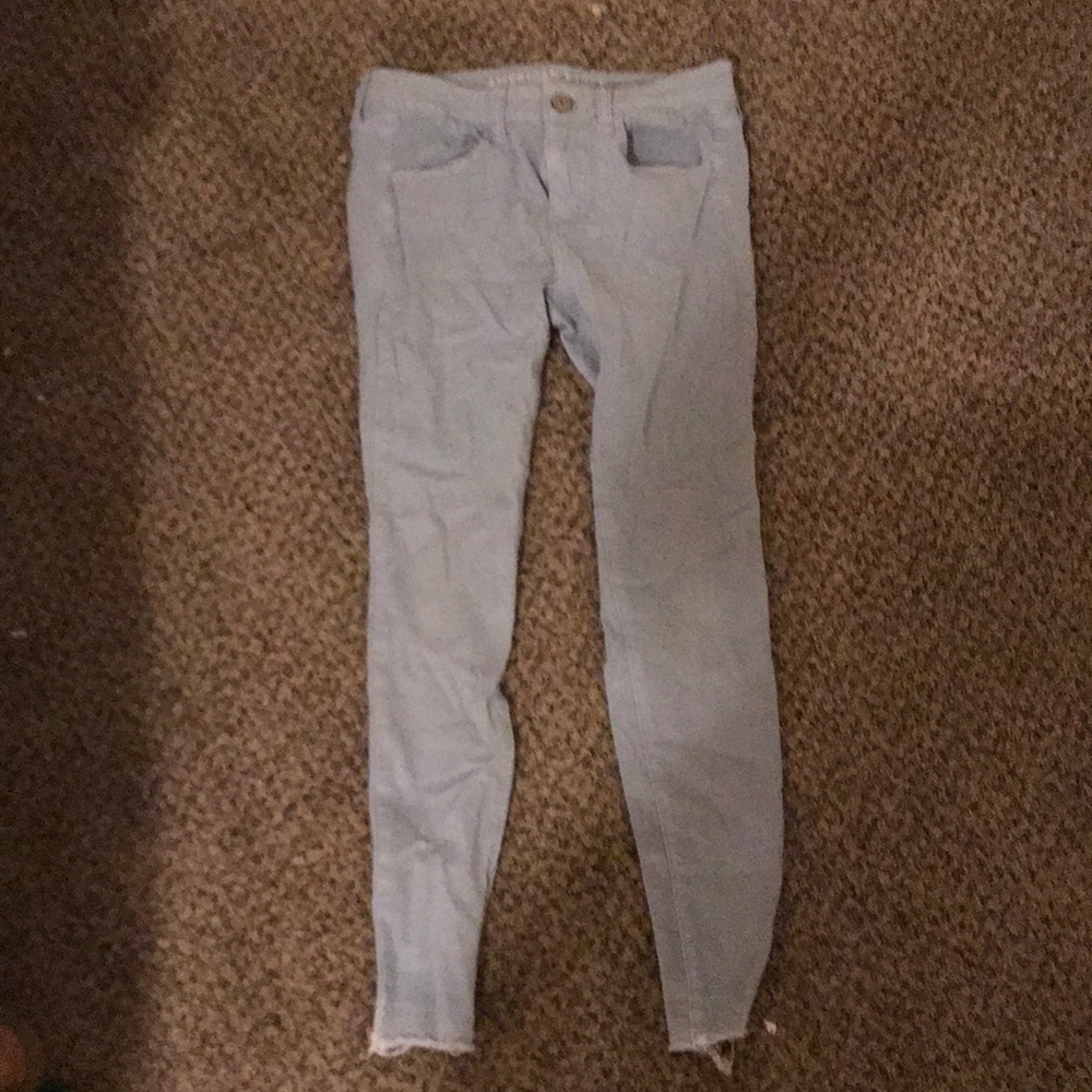 Light blue 360 super stretch American eagle jeans